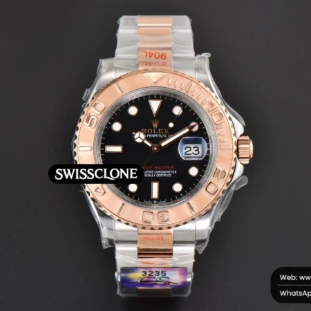 Rolex Yacht 126621 RG/SS 40mm CSF 904L Black Dial RG/SS VR3235 High Resolution View