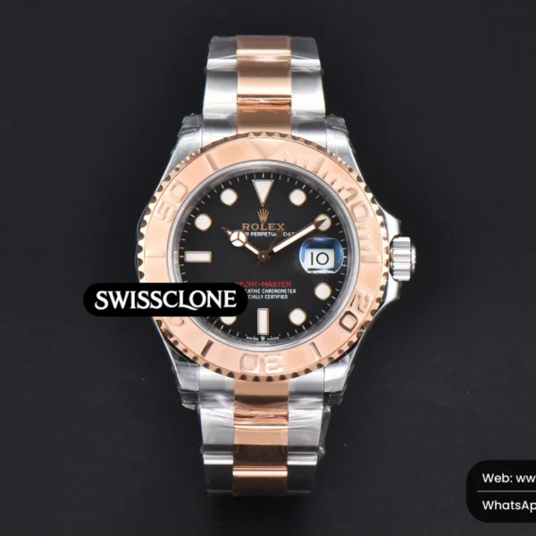 Rolex Yacht 126621 RG/SS 40mm Black Dial RG/SS VS3235 High Resolution View