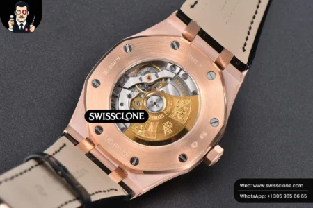 Audemars Piguet Royal Oak 15400 41mm IPF Black Textured Dial Black Leather High Resolution View