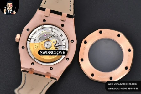 Audemars Piguet Royal Oak 15400 41mm IPF Black Textured Dial Black Leather High Resolution View