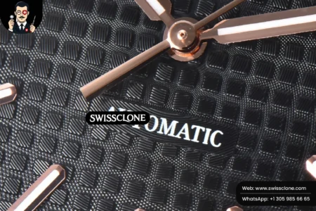 Audemars Piguet Royal Oak 15400 41mm IPF Black Textured Dial Black Leather High Resolution View