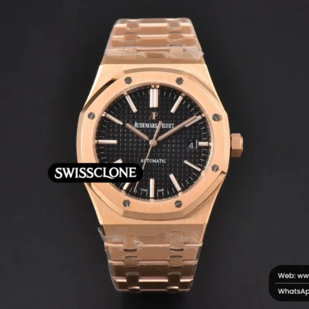 Audemars Piguet Royal Oak 15400 41mm Black Textured Dial High Resolution View