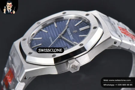 Audemars Piguet Royal Oak 15400 ORF 41mm Blue Textured Dial High Resolution View