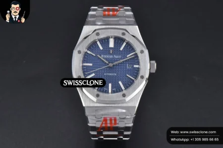 Audemars Piguet Royal Oak 15400 ORF 41mm Blue Textured Dial High Resolution View