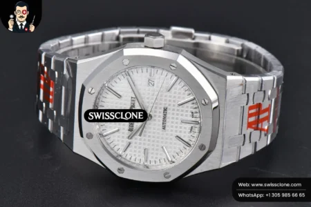 Audemars Piguet Royal Oak 15400 ORF 41mm White Textured Dial High Resolution View