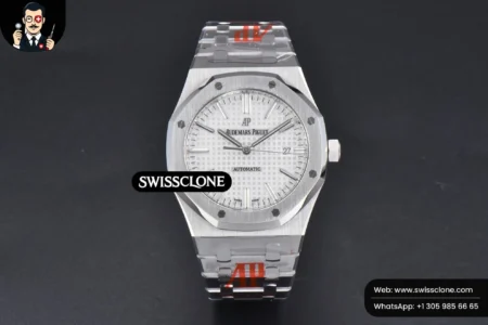 Audemars Piguet Royal Oak 15400 ORF 41mm White Textured Dial High Resolution View