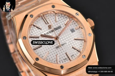 Audemars Piguet Royal Oak 15400 41mm White Textured Dial High Resolution View