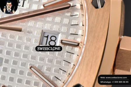 Audemars Piguet Royal Oak 15400 41mm White Textured Dial High Resolution View
