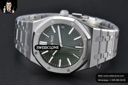 Audemars Piguet Royal Oak 15510 41mm ’50th Anniversary’ Green Dial High Resolution View