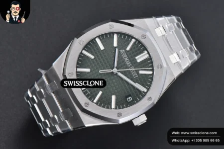 Audemars Piguet Royal Oak 15510 41mm ’50th Anniversary’ Green Dial High Resolution View