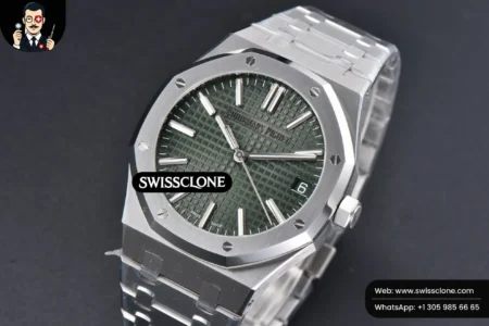 Audemars Piguet Royal Oak 15510 41mm ’50th Anniversary’ Green Dial High Resolution View