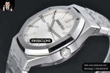 Audemars Piguet Royal Oak 15510 41mm ’50th Anniversary’ White Dial High Resolution View