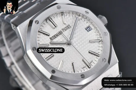Audemars Piguet Royal Oak 15510 41mm ’50th Anniversary’ White Dial High Resolution View