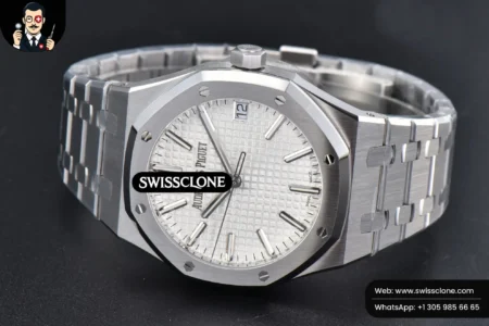 Audemars Piguet Royal Oak 15510 41mm ’50th Anniversary’ White Dial High Resolution View