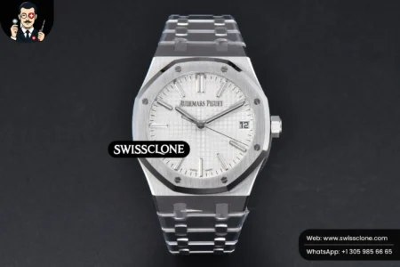 Audemars Piguet Royal Oak 15510 41mm ’50th Anniversary’ White Dial High Resolution View