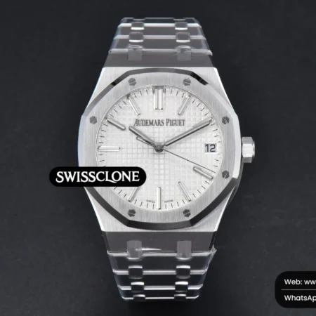 Audemars Piguet Royal Oak 15510 41mm ’50th Anniversary’ White Dial High Resolution View