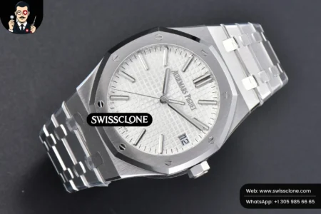 Audemars Piguet Royal Oak 15510 41mm ’50th Anniversary’ White Dial High Resolution View