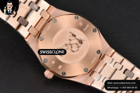 Audemars Piguet Royal Oak Ladies 33mm 8F Diamond White Dial Quartz High Resolution View