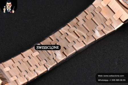 Audemars Piguet Royal Oak Ladies 33mm 8F Diamond White Dial Quartz High Resolution View