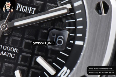 Audemars Piguet Royal Oak Offshore Diver 15703 42mm GF Black Dial Black Rubber High Resolution View