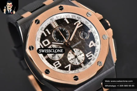 Audemars Piguet Royal Oak Offshore 26405 44mm RSF Gray Dial Silver Subdial Black Rubber High Resolution View