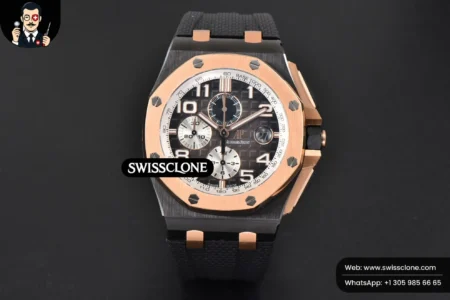 Audemars Piguet Royal Oak Offshore 26405 44mm RSF Gray Dial Silver Subdial Black Rubber High Resolution View