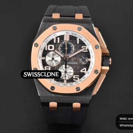 Audemars Piguet Royal Oak Offshore 26405 44mm RSF Gray Dial Silver Subdial Black Rubber High Resolution View