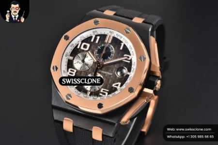 Audemars Piguet Royal Oak Offshore 26405 44mm RSF Gray Dial Silver Subdial Black Rubber High Resolution View