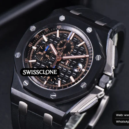 Audemars Piguet Royal Oak Offshore 26405CE 44mm JF Black Dial Marker Black Rubber High Resolution View