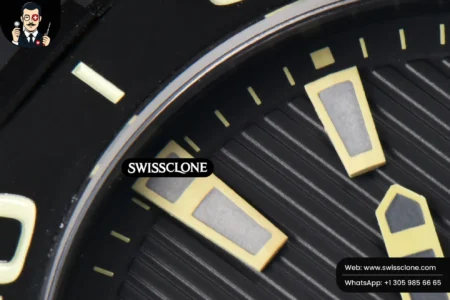 Tag Heuer Aquaracer Caliber 5 43mm OF Ceramic Black Dial Yellow Hand Brown Nylon SW200 High Resolution View