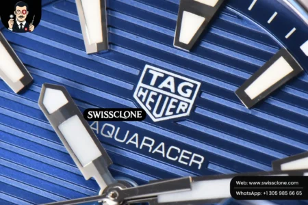 Tag Heuer Aquaracer Caliber 5 GMT 43mm OF Blue/Black Bezel Blue Dial SW200 High Resolution View