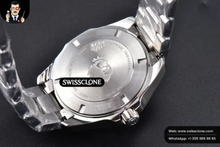 Tag Heuer Aquaracer Caliber 5 43mm OF Black ‘Lion’ Dial Red Hand SW200 High Resolution View