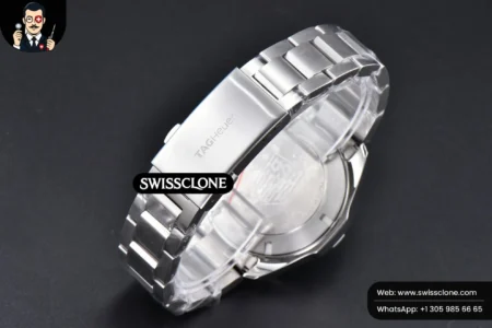 Tag Heuer Aquaracer Caliber 5 43mm OF Black ‘Lion’ Dial Red Hand SW200 High Resolution View
