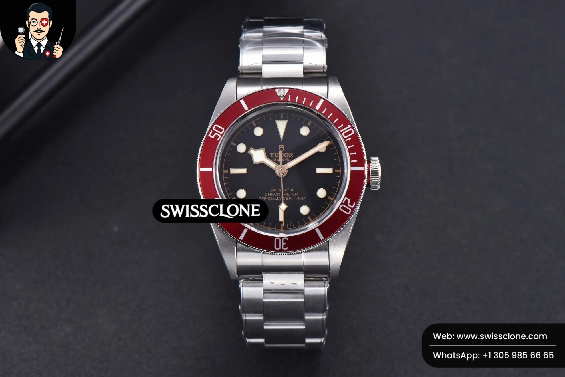 Black Bay Shield A2824 Super Clone - 2
