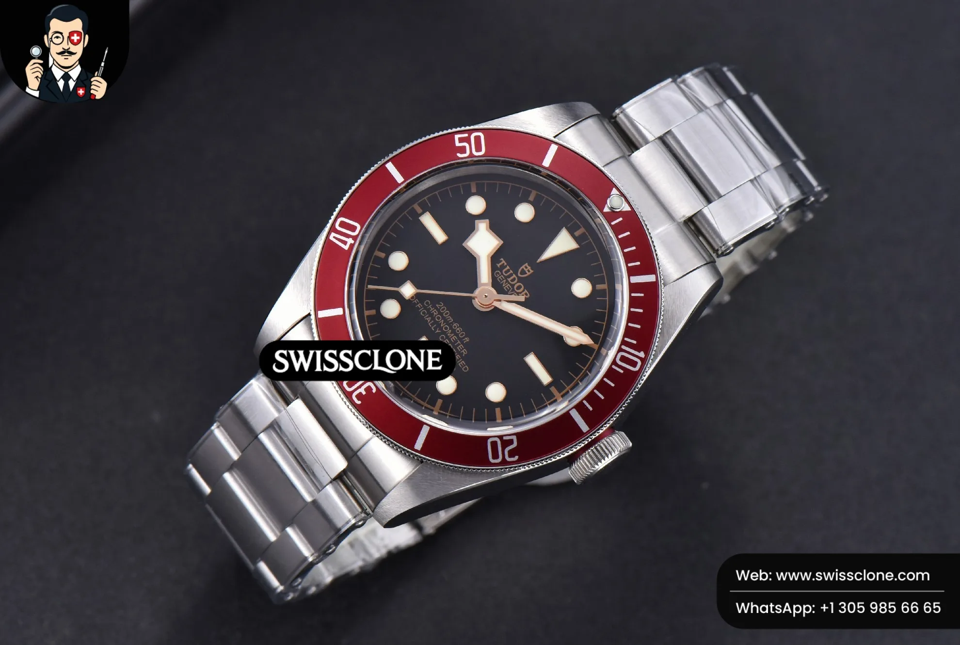 Black Bay Shield A2824 Super Clone - 3