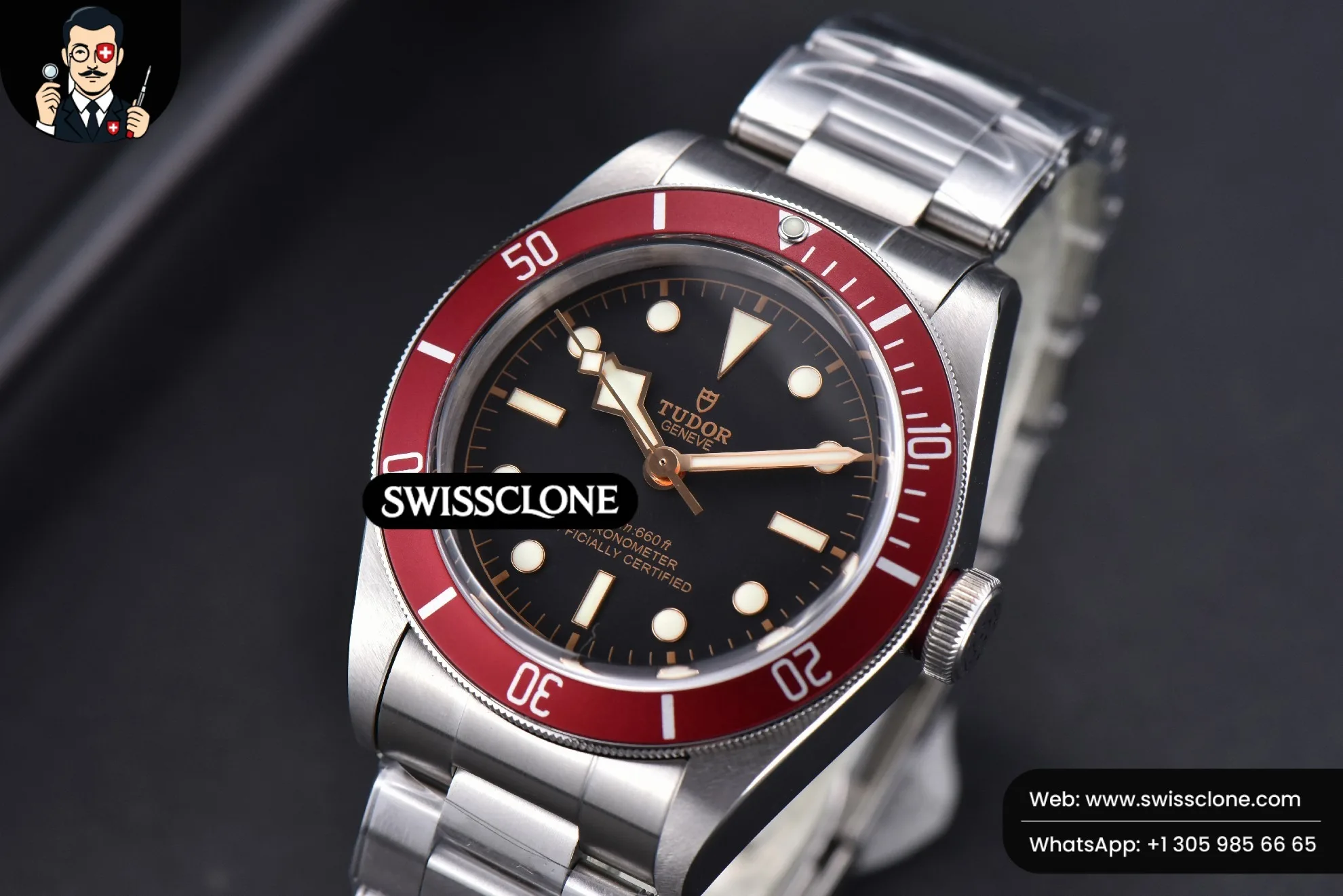 Black Bay Shield A2824 Super Clone - 4