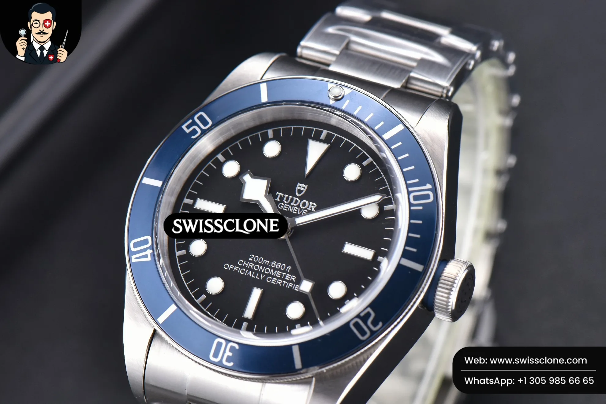 Black Bay Shield A2824 Super Clone - 2
