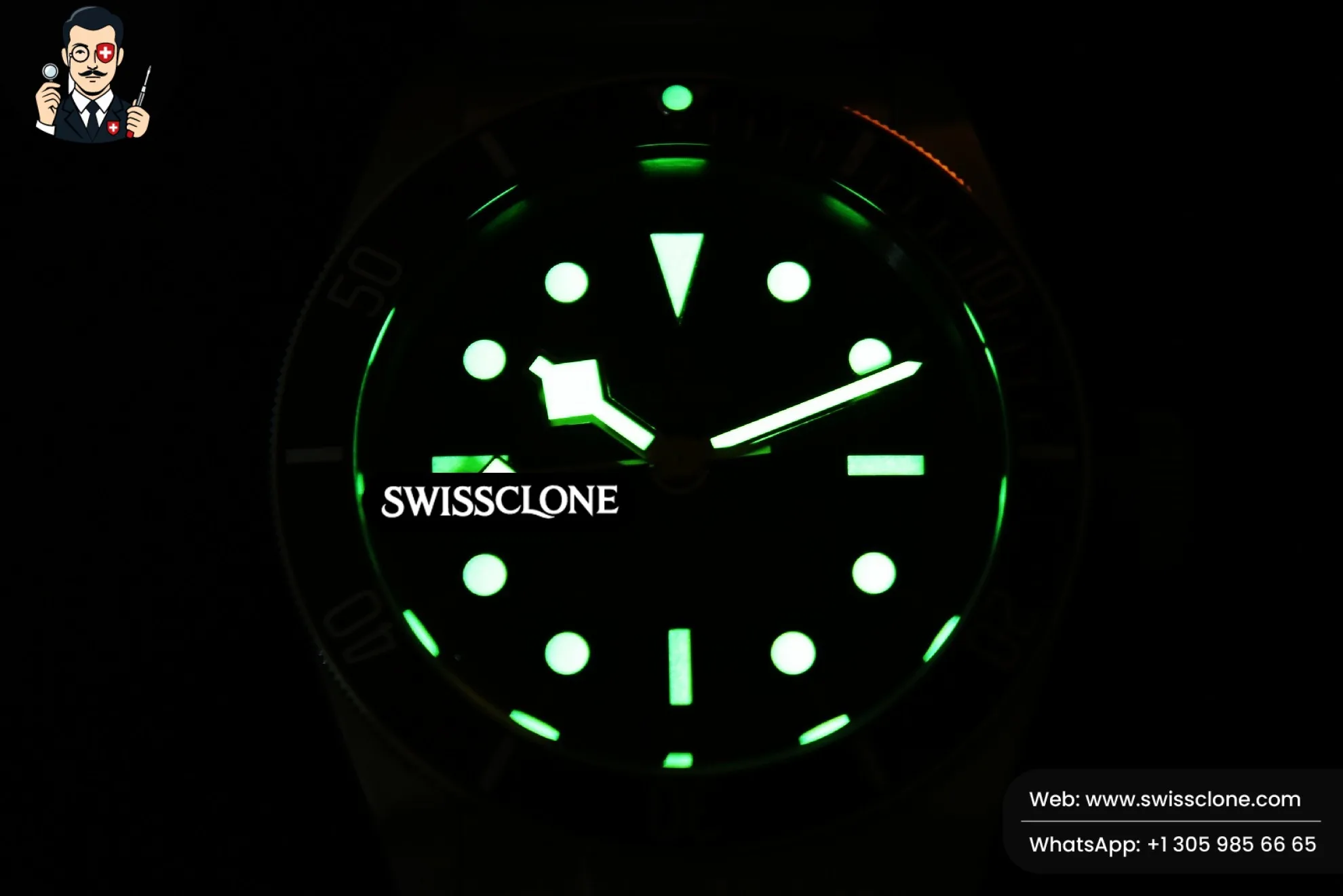 Black Bay Shield A2824 Super Clone - 26