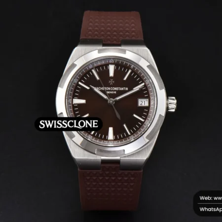 Vacheron Constantin Overseas 4500V 41mm Brown Dial Brown Rubber High Resolution View