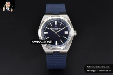 Vacheron Constantin Overseas 4500V 41mm Blue Dial Blue Rubber High Resolution View