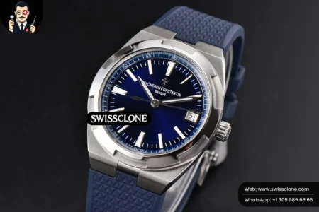 Vacheron Constantin Overseas 4500V 41mm Blue Dial Blue Rubber High Resolution View