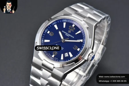 Vacheron Constantin Overseas 47040 42mm Blue Dial High Resolution View