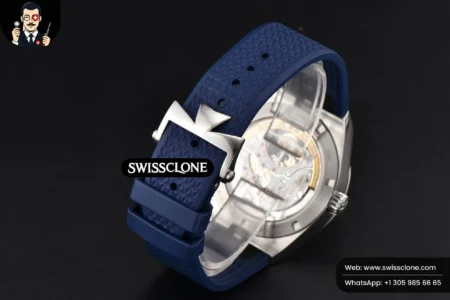 Vacheron Constantin Overseas Tourbillon 6000V 42.5mm BBRF Blue Dial Blue Rubber Tourb High Resolution View