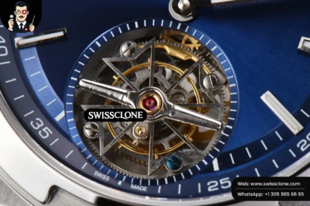 Vacheron Constantin Overseas Tourbillon 6000V 42.5mm BBRF Blue Dial Blue Rubber Tourb High Resolution View
