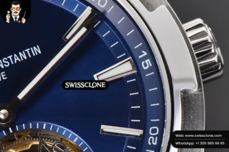 Vacheron Constantin Overseas Tourbillon 6000V 42.5mm BBRF Blue Dial Blue Rubber Tourb High Resolution View