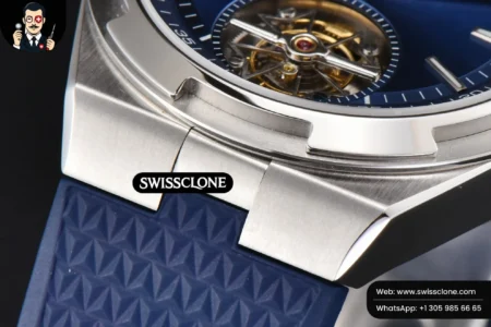 Vacheron Constantin Overseas Tourbillon 6000V 42.5mm BBRF Blue Dial Blue Rubber Tourb High Resolution View