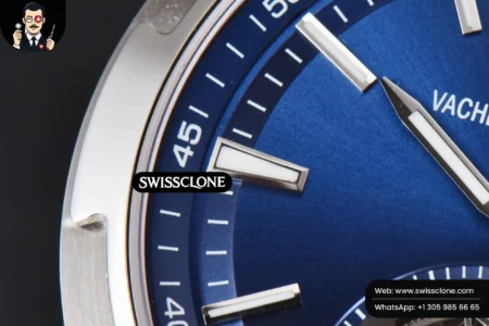 Vacheron Constantin Overseas Tourbillon 6000V 42.5mm BBRF Blue Dial Blue Leather Tourb High Resolution View