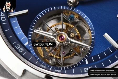 Vacheron Constantin Overseas Tourbillon 6000V 42.5mm BBRF Blue Dial Blue Leather Tourb High Resolution View