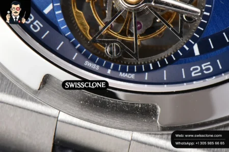 Vacheron Constantin Overseas Tourbillon 6000V 42.5mm BBRF Blue Dial Blue Leather Tourb High Resolution View