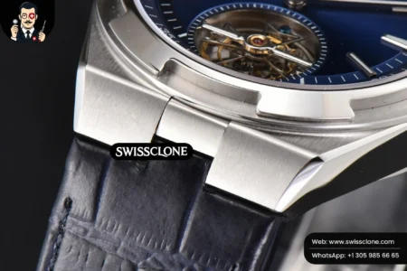 Vacheron Constantin Overseas Tourbillon 6000V 42.5mm BBRF Blue Dial Blue Leather Tourb High Resolution View